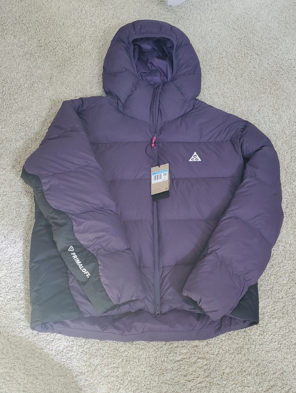 Nike ACG Lunar Lake Purple Primaloft Puffer Jacket